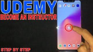   How To Become An Instructor On Udemy 