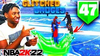 MY GLITCHED BUILD HAS 47 SHOOTING BADGES On NBA 2K22 NEXT GEN! HOW TO GET BADGE GLITCH BUILD 2K22!!