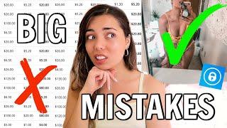 my BIGGEST MISTAKES when starting ONLYFANS: what I was doing WRONG (onlyfans tips/advice!)