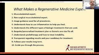 Avoid Surgery with Regenerative Medicine Treatments | Chicago Arthritis