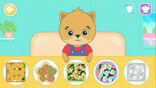 Pizza Making Game for Kids | Bimi Boo Cooking Games