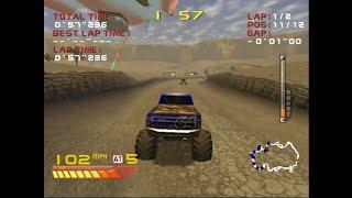 4 Wheel Thunder - Dreamcast Gameplay | Redream | 1080p 60fps