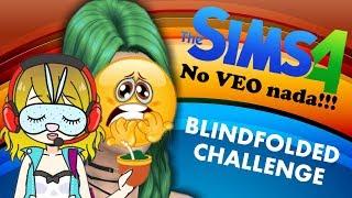 CREAMOS A UN SIM..DE ESPALDAS! SIN VER NADA! BLINDFOLDED CAS CHALLENGE!~ Los Sims 4