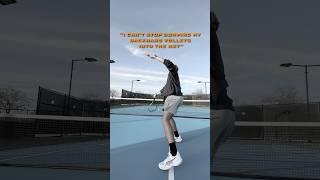 Save Your Backhand Volley #tenniscoaching #tennistips #tennistechnique