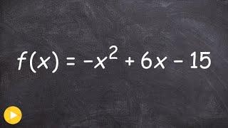 Graph axis of symmetry vertex and max and min, domain and range