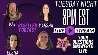 Reseller Podcast Live eBay Nurse Red Cardinal Treasures Treasure Diva Thrifts Rebel Junque