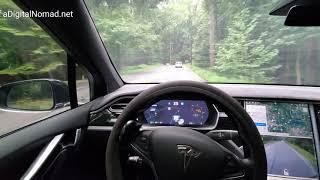 MULTIPLE S CURVES | TESLA Self Driving AutoPilot TEST | AP3 2020.36 | Vid 020