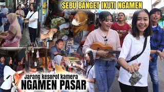 Ngamen Pasar bareng Lia Haliza pagoda seru banget..!!!jarang kesorot ikuti kegiatan ngamen dipasar