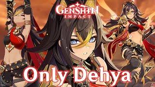 Can You Beat Genshin Impact Using Only Dehya?!