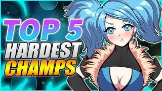 TOP 5 HARDEST CHAMPIONS | Paladins