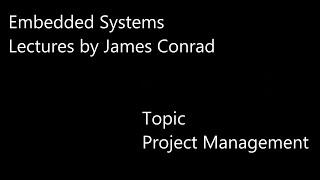 Embedded Systems -  Project Management