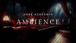 pov: you’re in love with a vampire | Dark Academia piano ambience with music and rain sounds