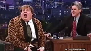 Chris Farley on Leno - Promoting Beverly Hills Ninja, Brett Favre, & Green Bay Packers 1997