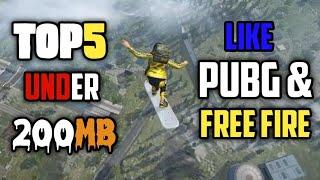 Top 5 Best Battle Royal Games Like PUBG for Android 2022 | Games like PUBG and Freefire Under 200 MB