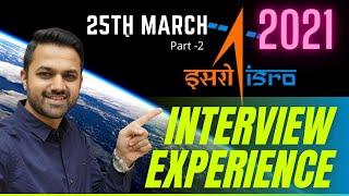 ISRO Interview Experience | Important for ISRO 2021 Written | Important Questions #SAKETVERMA #ISRO