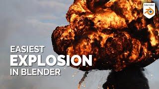 Easiest Way to Add an Explosion to Blender