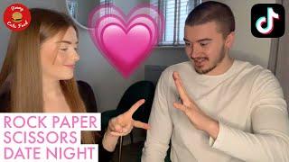 TIKTOK ROCK, PAPER, SCISSORS DATE NIGHT | BRITISH COUPLE