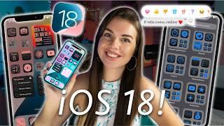 *iOS 18* оформление телефона + скрытые лайфхаки/новинки!