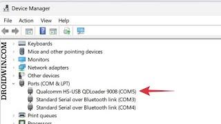 Install EDL Drivers In Windows 11: Qualcomm HS USB QDLoader 9008