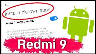 How to Disable Unknown Sources in Redmi 9 | Redmi 9 Unknown Sources Setting