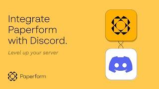 How to Integrate Paperform with Discord