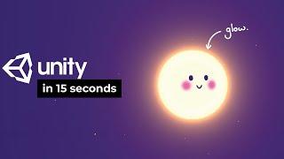 Make a Unity Glow Effect in 15 seconds