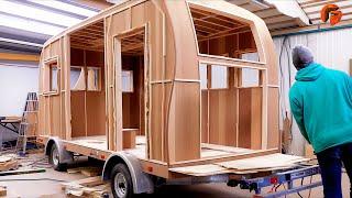 Man Builds DIY Camper Caravan | Start to Finish Build by @christiangreen612