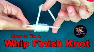 How to Tie a Whip Finish Knot by Hand | Fly Tying for Beginners