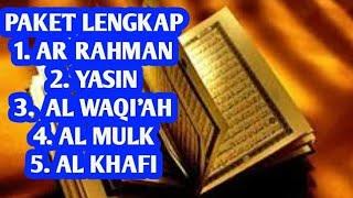 Surah Ar Rahman,Surah YasinSurah Al Waqi'ahSurah Al Mulk & Surah Al Kahfi semoga corona cepat musnah