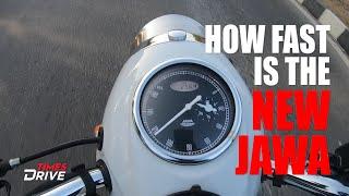 How fast is the New Jawa? Jawa Top Speed test । Times Drive