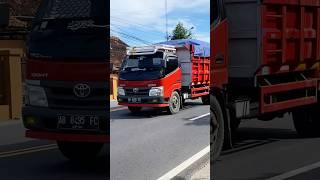 KONVOI TRUK DUMP MUATAN PENUH BATU NGEBUT SAMPAI OLENG #shorts #trending #subscribe