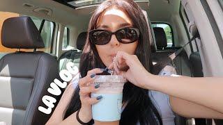 LA Vlog: melrose trading post + getting coffee 