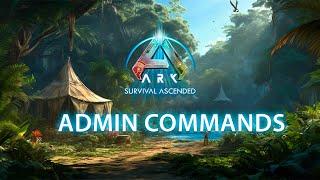 Ark Survival Ascended Admin Commands Guide! #Nitrado Guides