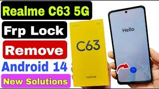 Realme C63 5g (rmx3950) Frp Unlock Android 14 ? How To Bypass Frp Realme C63 5g | Realme frp Unlock