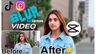 How To Blur Video Background  In Just 2 minuts #Capcut