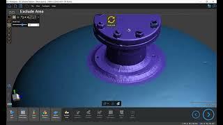 Inspecting the Corrosion on a Pressure Vessel Head Using Free Form Analysis