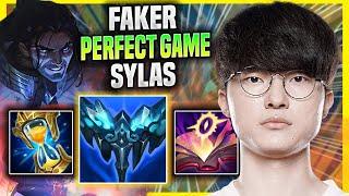 FAKER PERFECT GAME WITH SYLAS IN EUW SOLOQ! - T1 Faker Plays Sylas MID vs Irelia!