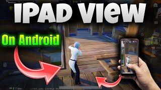 How to get iPad view Pubg Mobile||in android in Bgmi||full Tutorial Method||AbbasiPlays