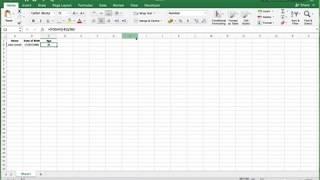 How to calculate Age from Date Of Birth (DOB) in Excel - Tips4OfficeWorkers - PART 3