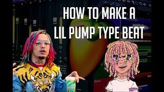 How To Make A Lil Pump Type Beat In 7 Mins ! FREE DRUM KIT !