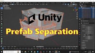 Separate prefab into separate pieces - Unity