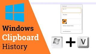 Windows Clipboard History - Copy & Paste multiple items