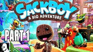 Sackboy A Big Adventure PS5 Gameplay Deutsch Part 1 - Das süße Jump and Run angezockt