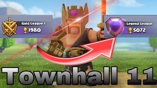 TH11 Trophy push Day 1 | CLASH OF CLANS LIVE Hindi | live streaming #clashofclans #live