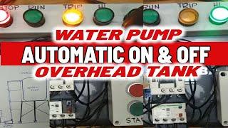 AUTOMATIC ON and OFF WITH RELAY AND FLOAT SWITCH