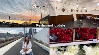 Restaurant update | table cloth delayed | buying decoration pieces | Tibetan vlogger