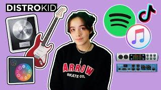 how i record and get my music on spotify!