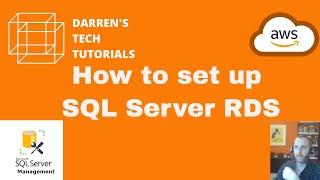 How to set up SQL Server RDS