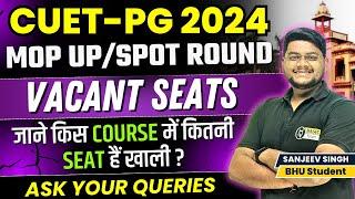 CUET - PG 2024 | VACANT SEAT |Mop up / Spot Round Registration Open?