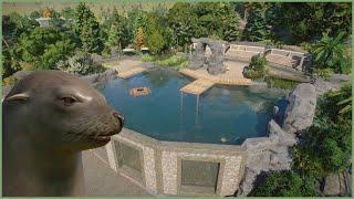 Realistic sea lion habitat | Fjevær Zoo | Planet Zoo | speedbuild